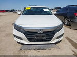 2019 Honda Accord Lx White vin: 1HGCV1F15KA118709