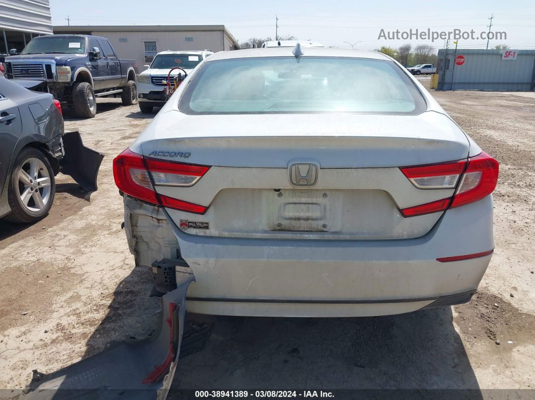 2019 Honda Accord Lx White vin: 1HGCV1F15KA118709