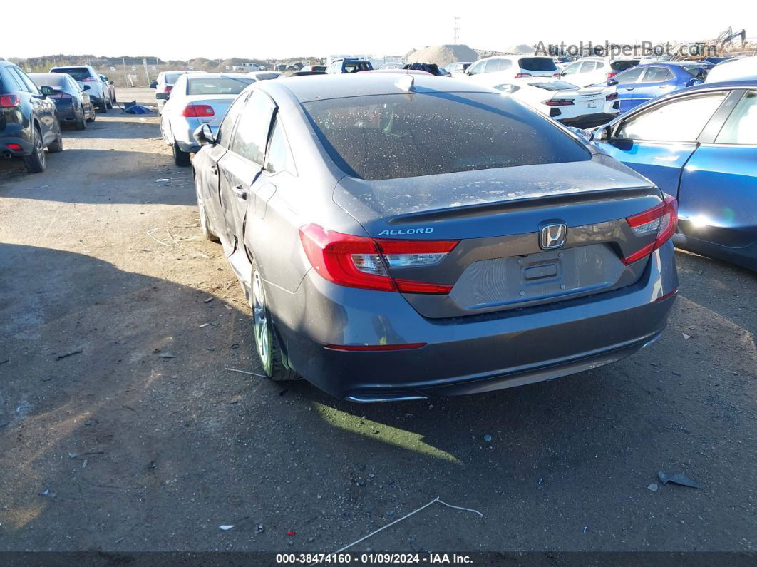 2019 Honda Accord Lx Gray vin: 1HGCV1F15KA120699