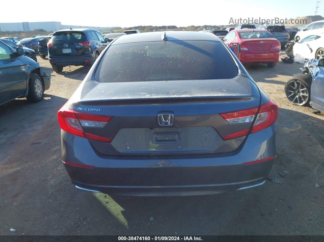 2019 Honda Accord Lx Gray vin: 1HGCV1F15KA120699