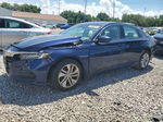 2019 Honda Accord Lx Blue vin: 1HGCV1F15KA141603