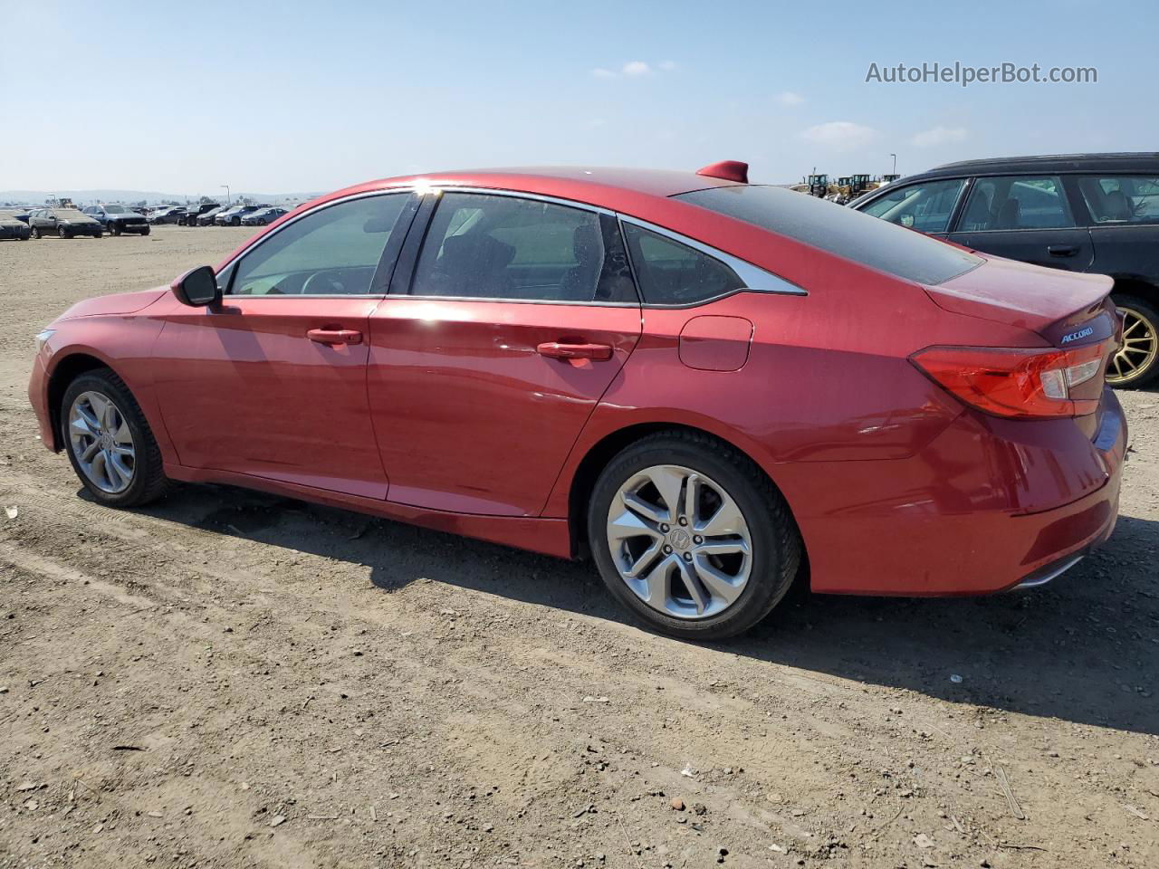 2019 Honda Accord Lx Красный vin: 1HGCV1F15KA155100