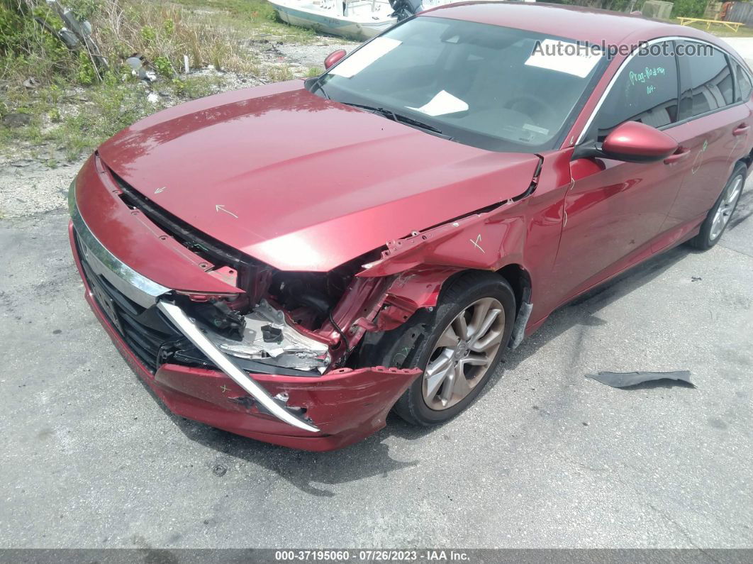 2020 Honda Accord Sedan Lx Red vin: 1HGCV1F15LA000841