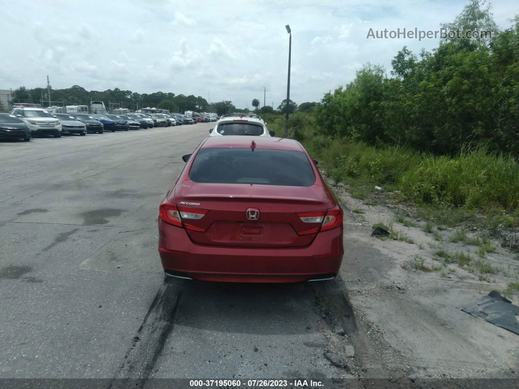 2020 Honda Accord Sedan Lx Red vin: 1HGCV1F15LA000841