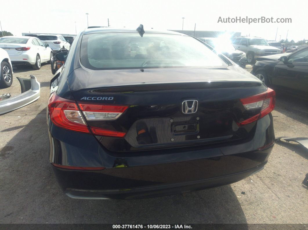 2020 Honda Accord Lx Black vin: 1HGCV1F15LA003383