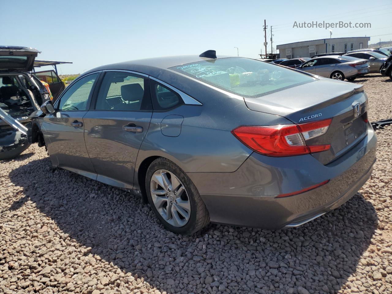 2020 Honda Accord Lx Gray vin: 1HGCV1F15LA013055