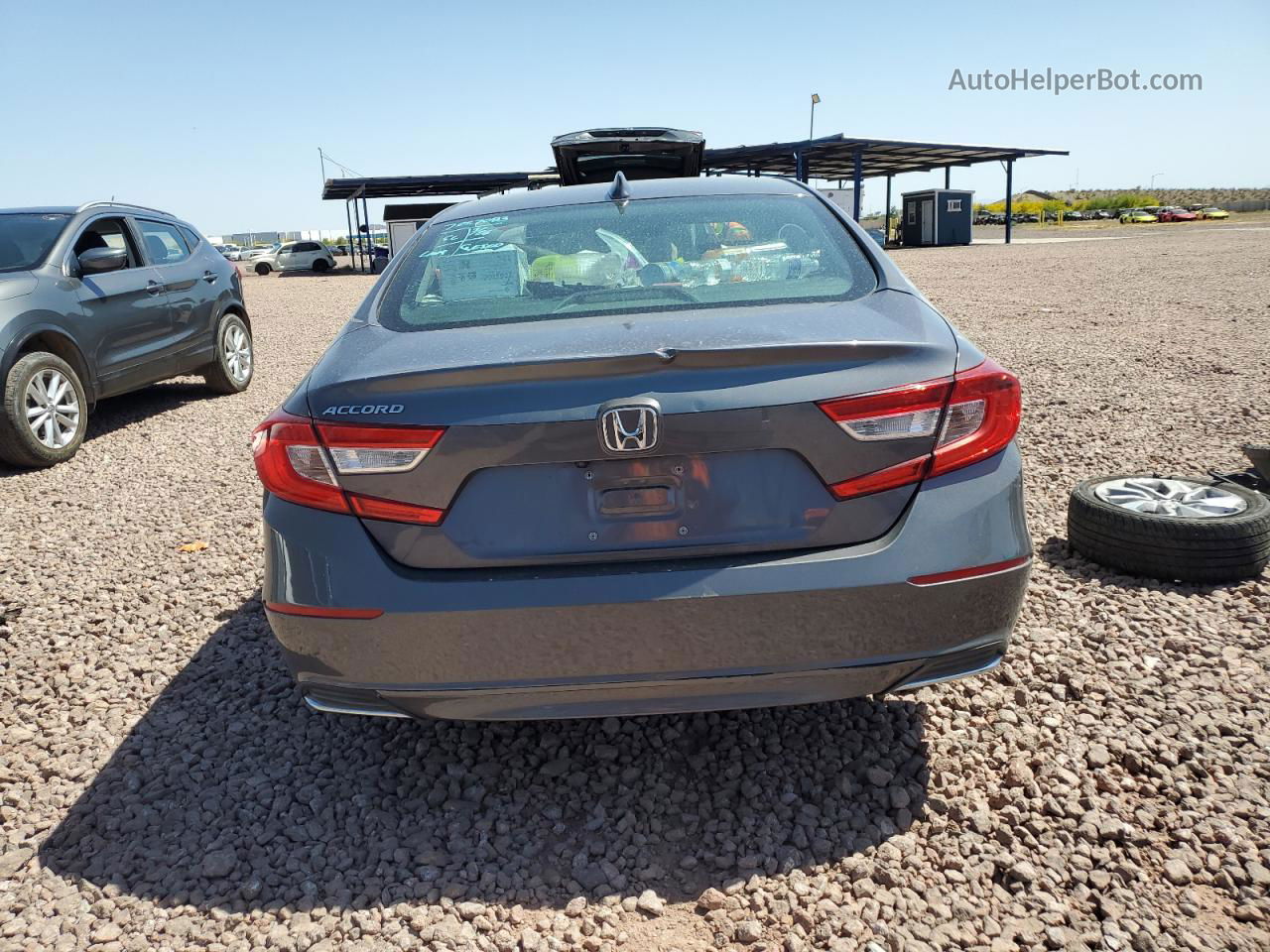 2020 Honda Accord Lx Gray vin: 1HGCV1F15LA013055