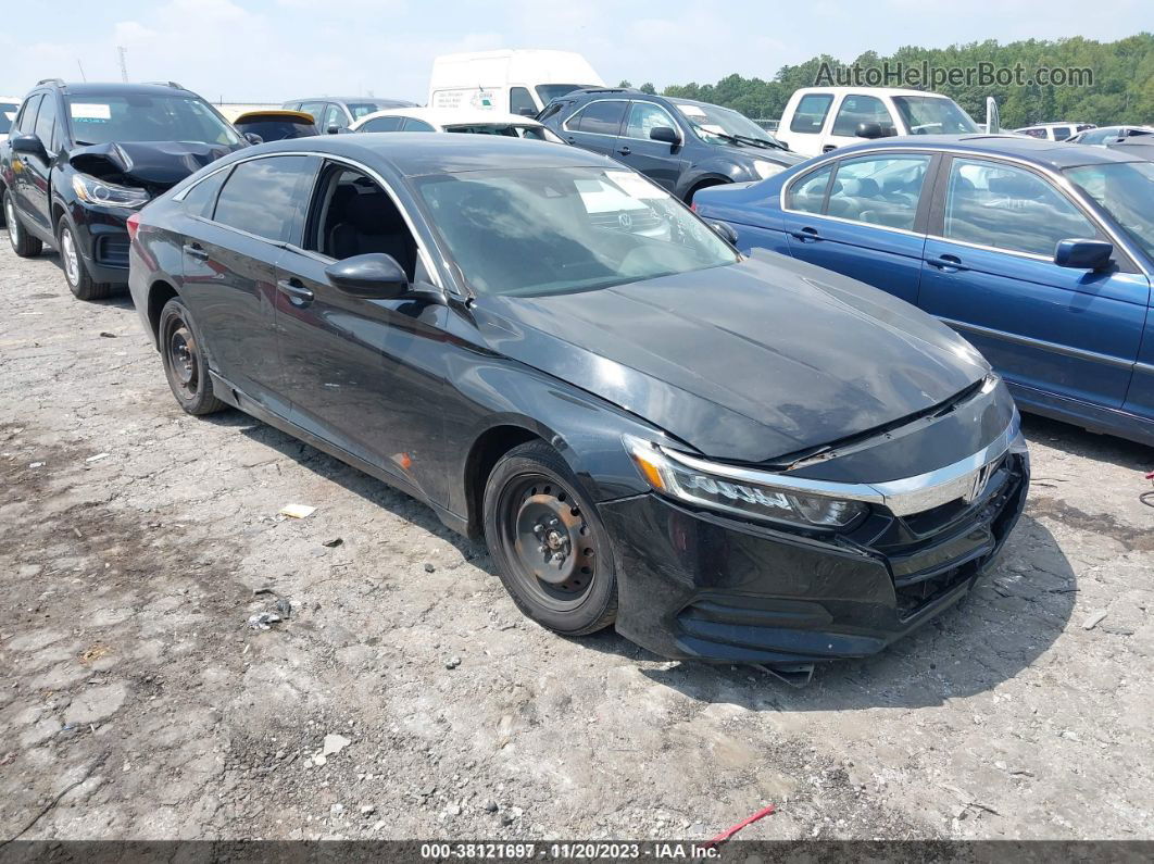 2020 Honda Accord Lx Black vin: 1HGCV1F15LA032186