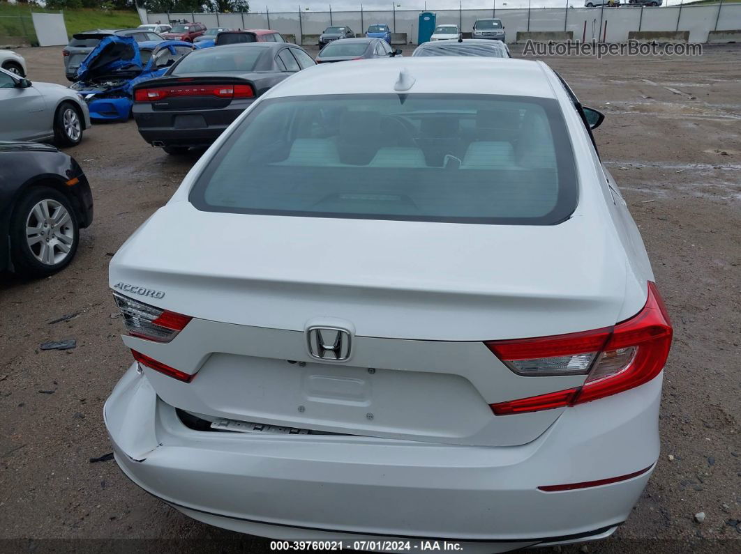 2020 Honda Accord Lx White vin: 1HGCV1F15LA061929