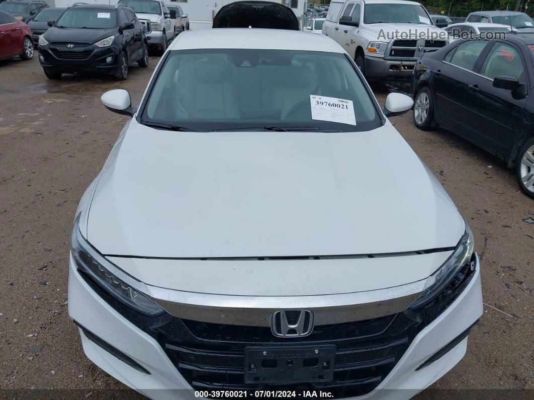 2020 Honda Accord Lx White vin: 1HGCV1F15LA061929