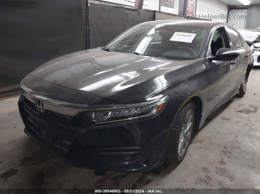 2020 Honda Accord Lx Black vin: 1HGCV1F15LA088810