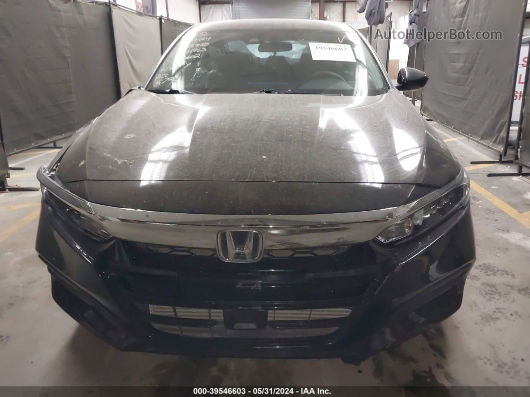 2020 Honda Accord Lx Черный vin: 1HGCV1F15LA088810