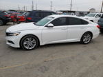 2020 Honda Accord Lx White vin: 1HGCV1F15LA092971