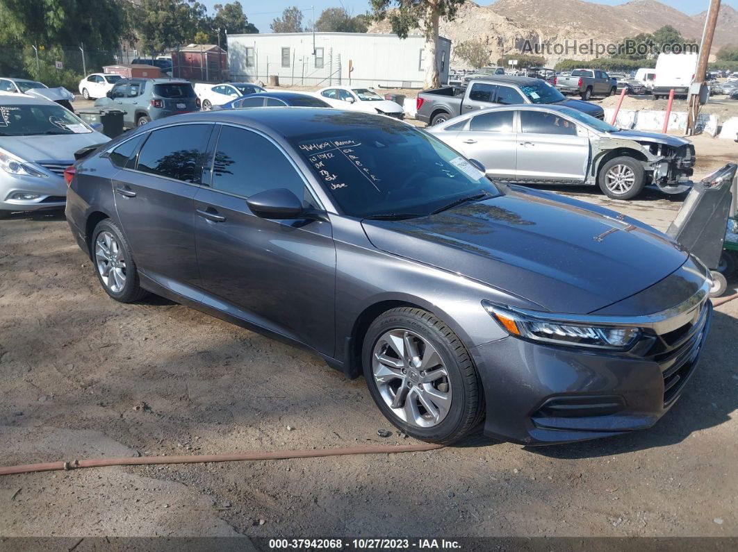 2020 Honda Accord Lx Gray vin: 1HGCV1F15LA110465