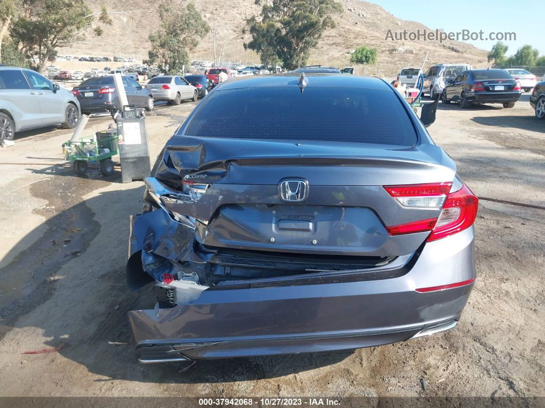 2020 Honda Accord Lx Gray vin: 1HGCV1F15LA110465