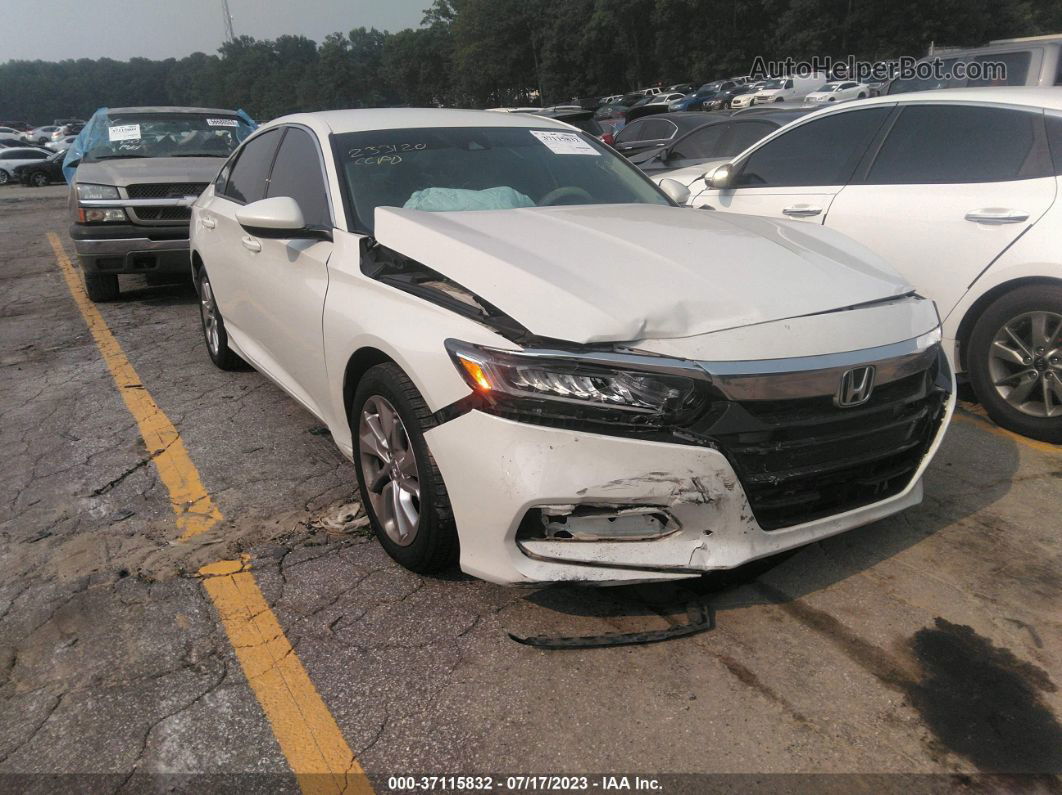 2020 Honda Accord Sedan Lx White vin: 1HGCV1F15LA139786