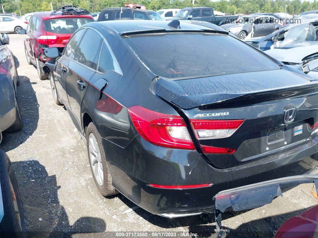 2018 Honda Accord Lx Black vin: 1HGCV1F16JA066747