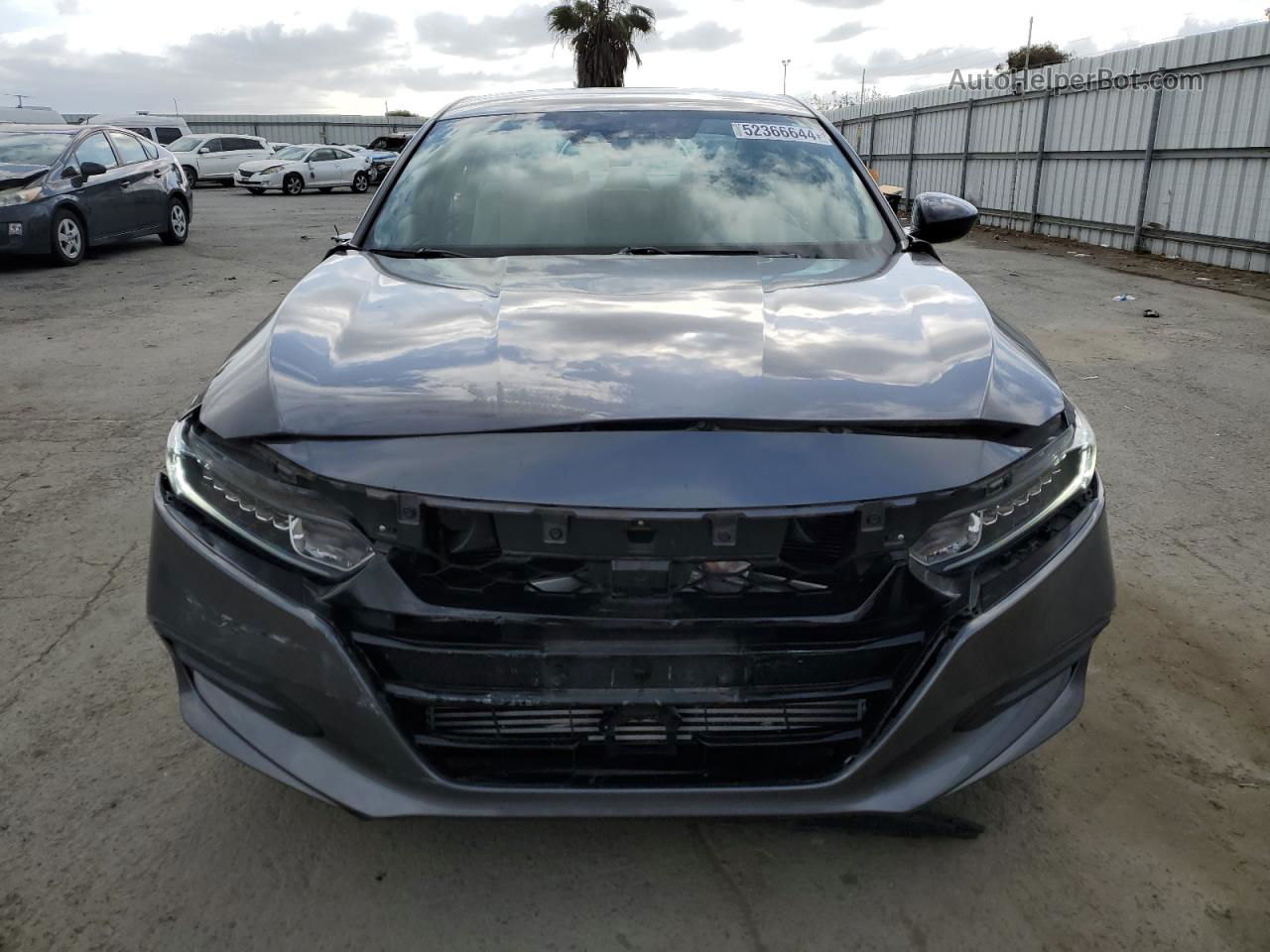 2018 Honda Accord Lx Серый vin: 1HGCV1F16JA108771