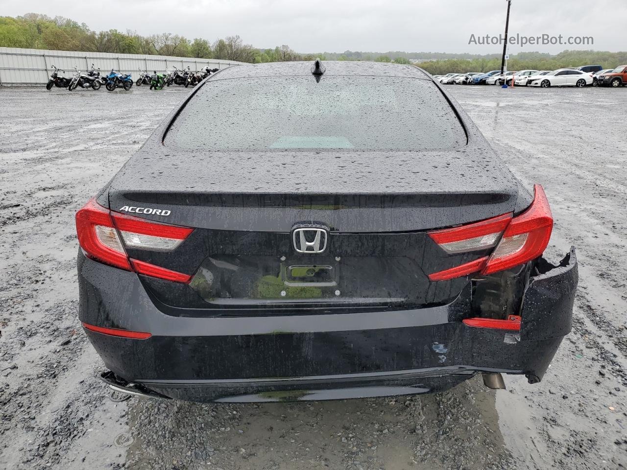 2018 Honda Accord Lx Черный vin: 1HGCV1F16JA144508