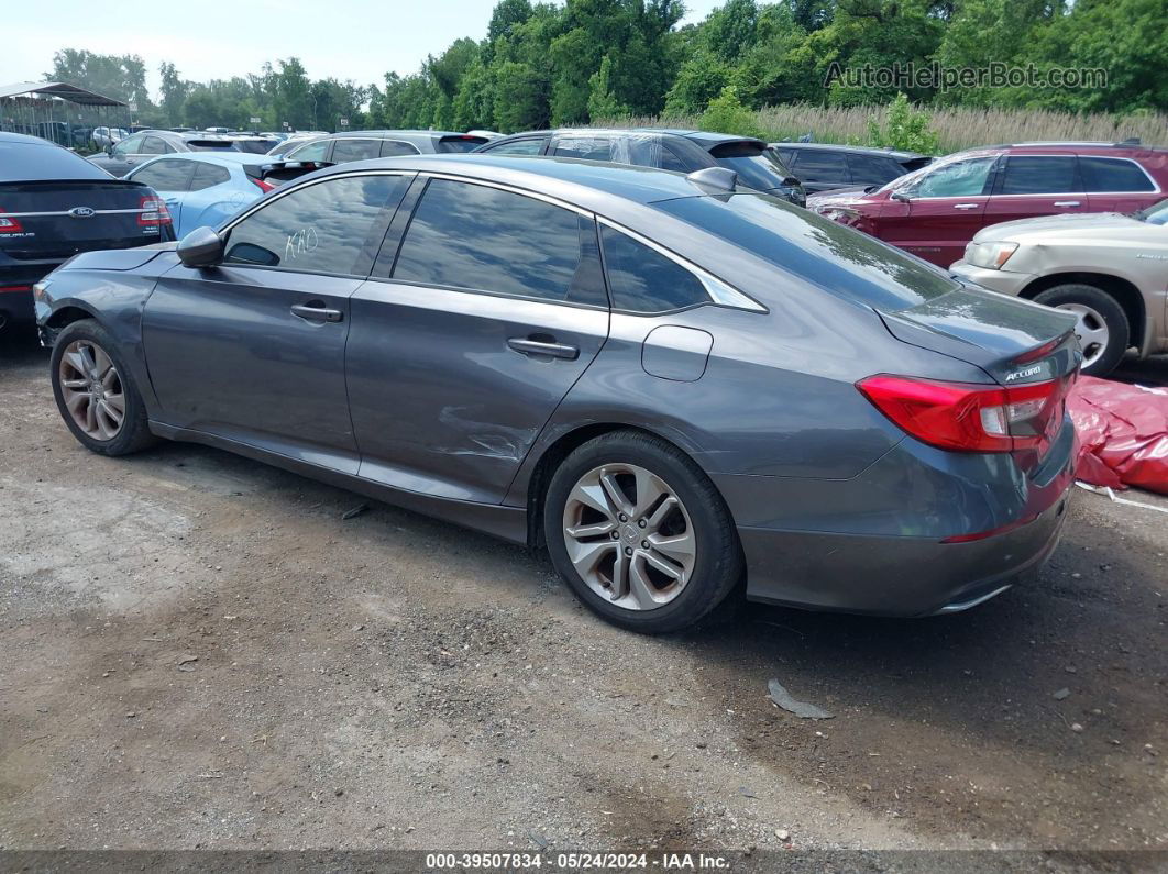 2018 Honda Accord Lx Gray vin: 1HGCV1F16JA165827