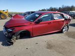 2018 Honda Accord Lx Red vin: 1HGCV1F16JA192039