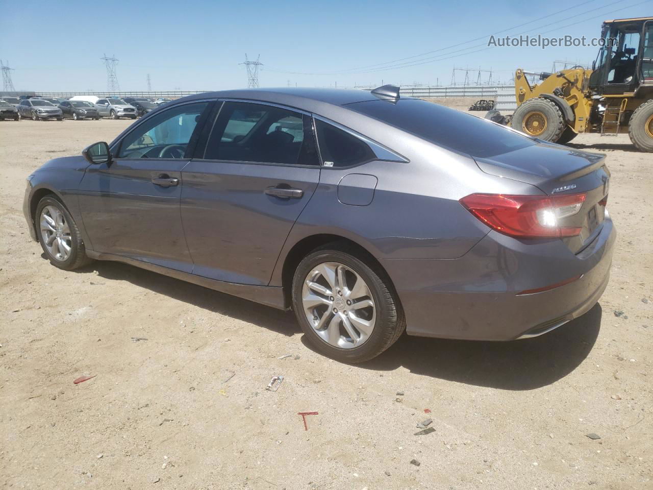 2018 Honda Accord Lx Gray vin: 1HGCV1F16JA235147