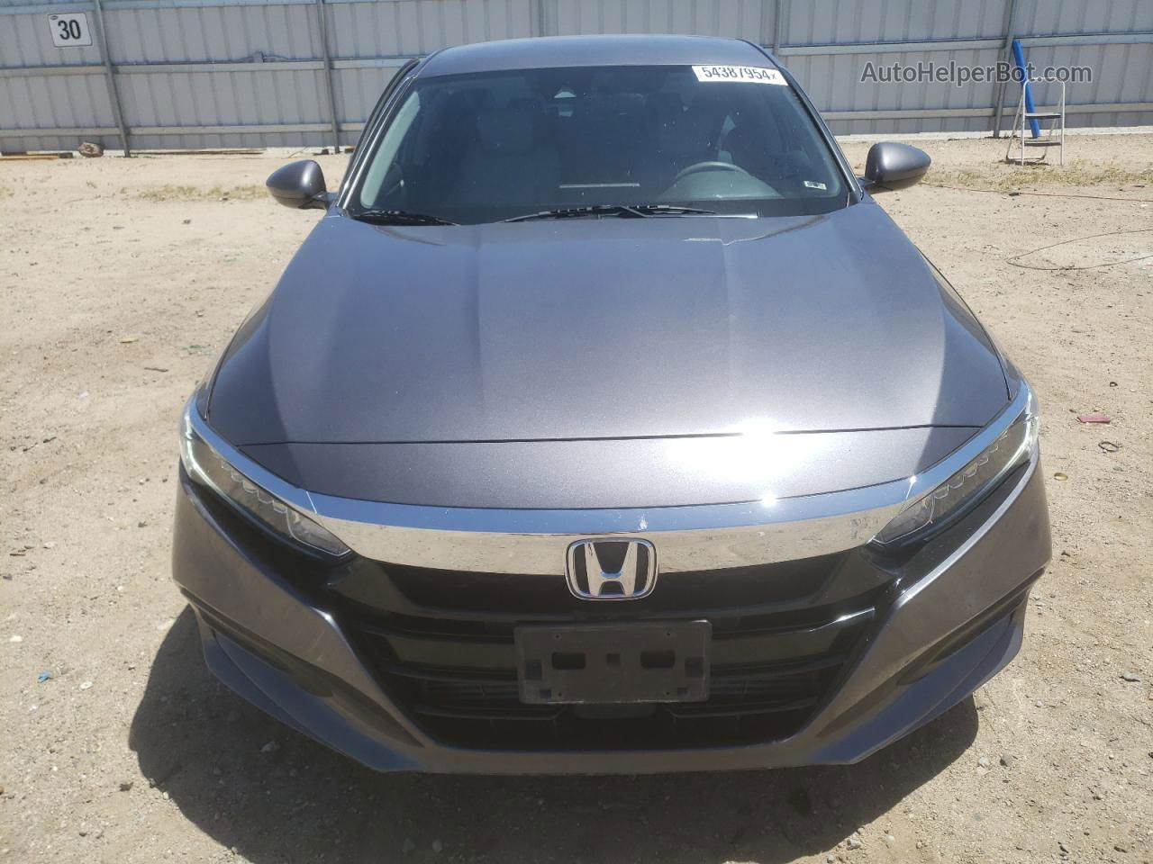 2018 Honda Accord Lx Gray vin: 1HGCV1F16JA235147