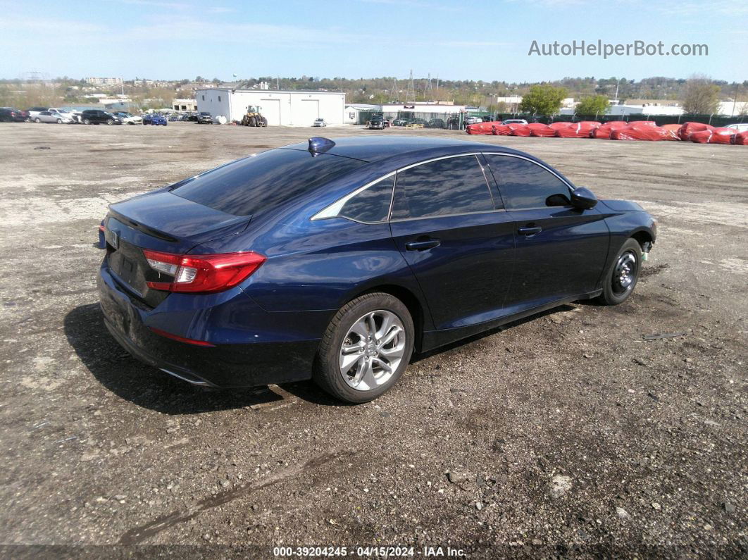 2018 Honda Accord Lx Blue vin: 1HGCV1F16JA247377