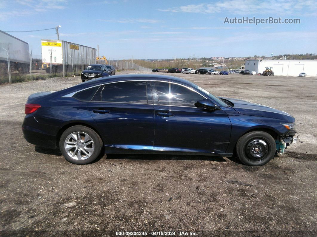 2018 Honda Accord Lx Blue vin: 1HGCV1F16JA247377