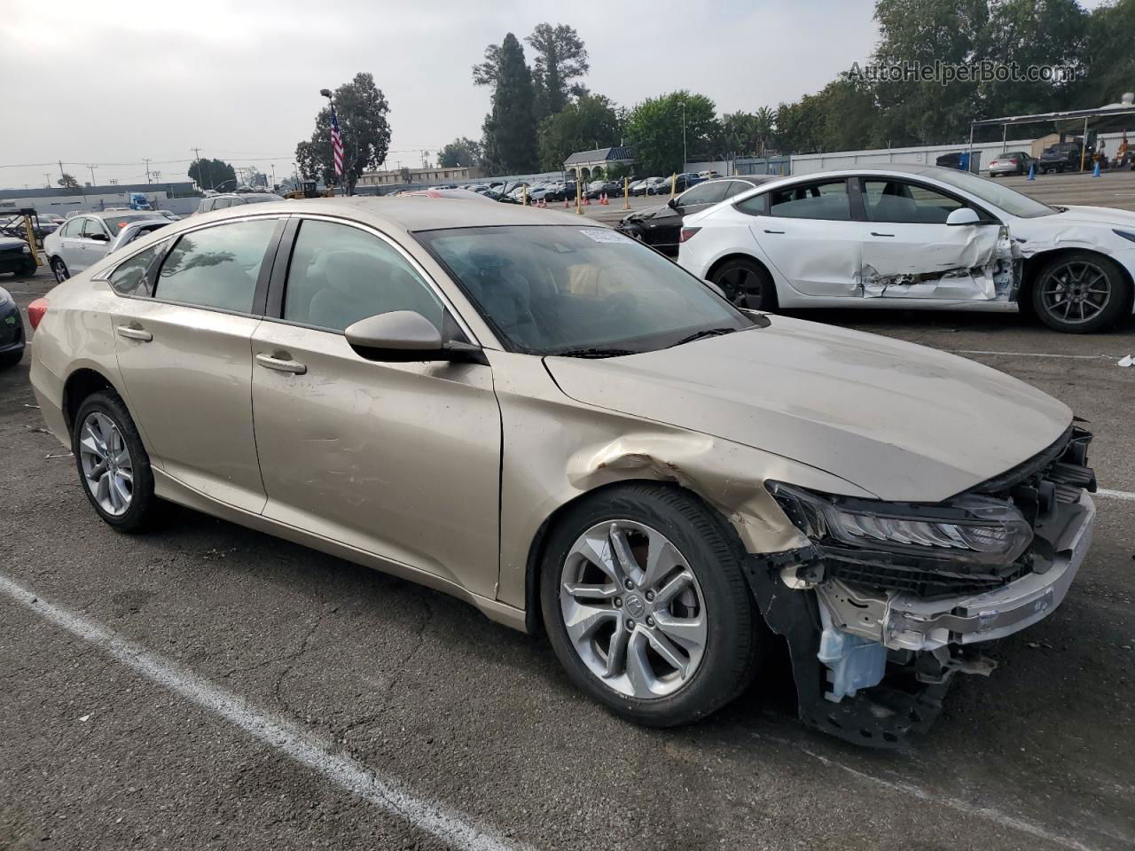 2018 Honda Accord Lx Gold vin: 1HGCV1F16JA254846