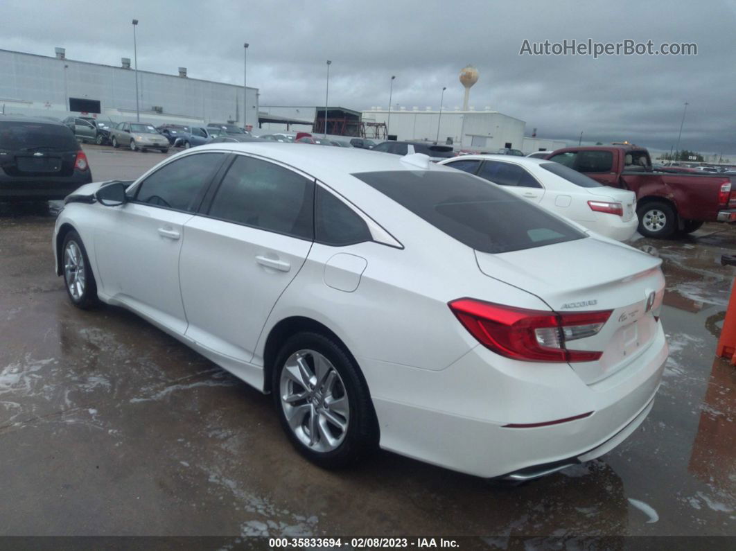 2019 Honda Accord Sedan Lx 1.5t White vin: 1HGCV1F16KA028999