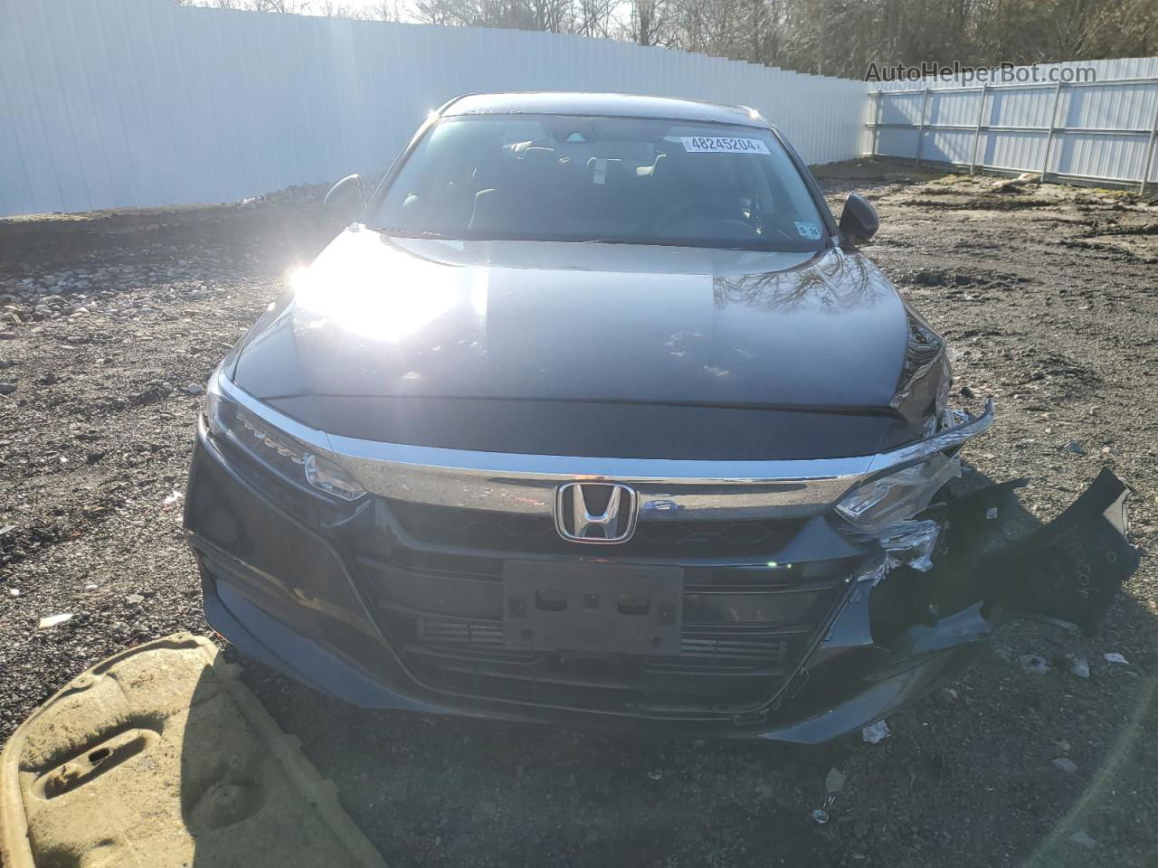 2019 Honda Accord Lx Black vin: 1HGCV1F16KA071433