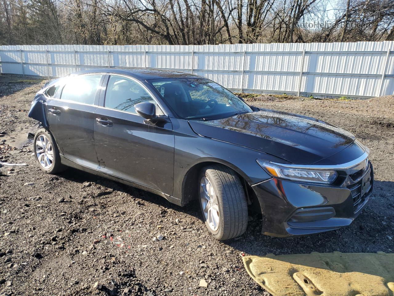 2019 Honda Accord Lx Black vin: 1HGCV1F16KA071433