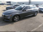 2019 Honda Accord Lx Gray vin: 1HGCV1F16KA083579