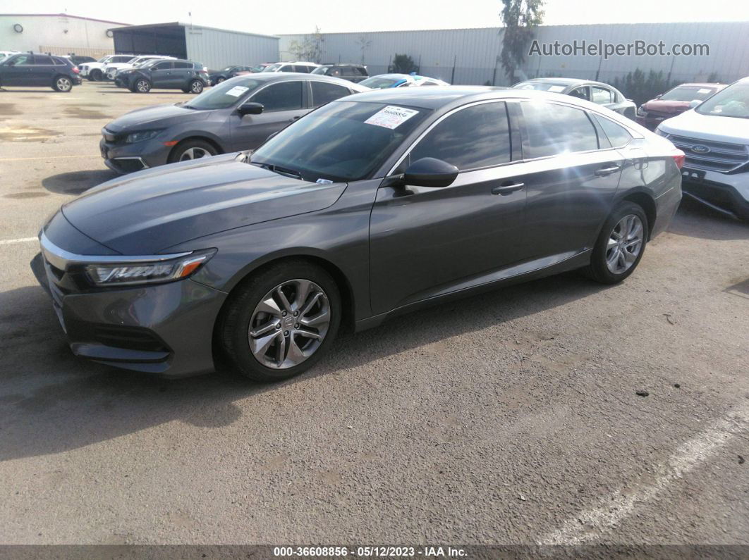 2019 Honda Accord Lx Gray vin: 1HGCV1F16KA083579