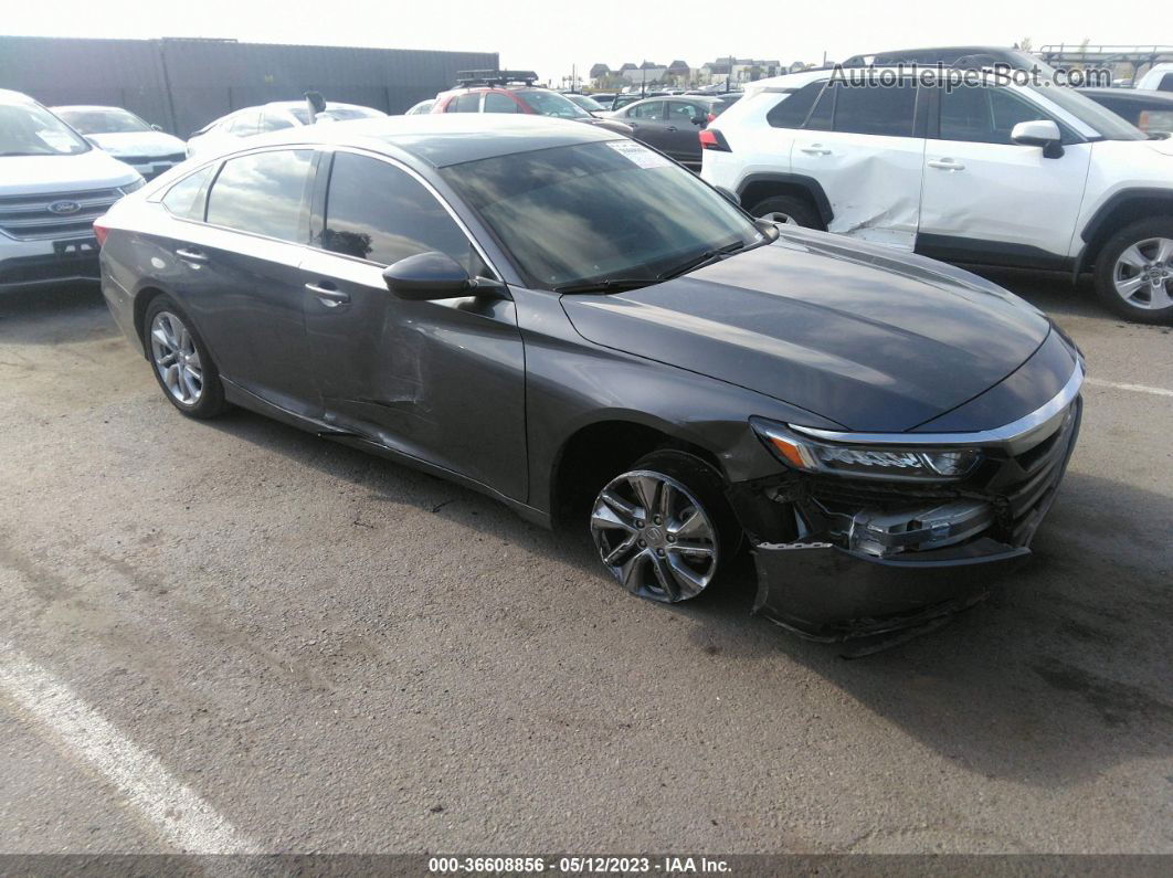 2019 Honda Accord Lx Gray vin: 1HGCV1F16KA083579