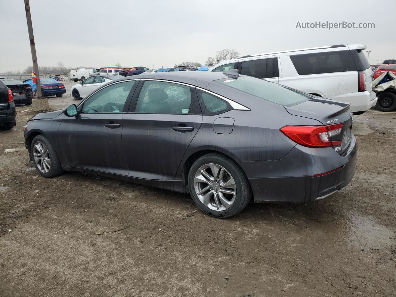 2020 Honda Accord Lx Gray vin: 1HGCV1F16LA004297