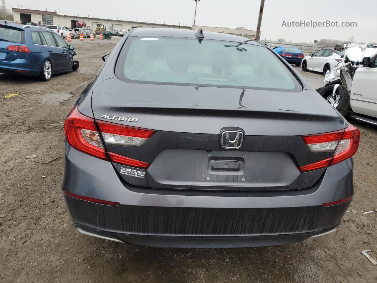 2020 Honda Accord Lx Gray vin: 1HGCV1F16LA004297