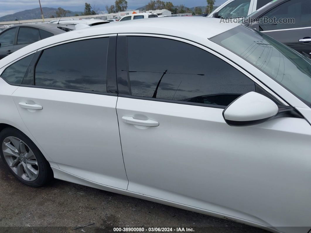 2020 Honda Accord Lx White vin: 1HGCV1F16LA065830