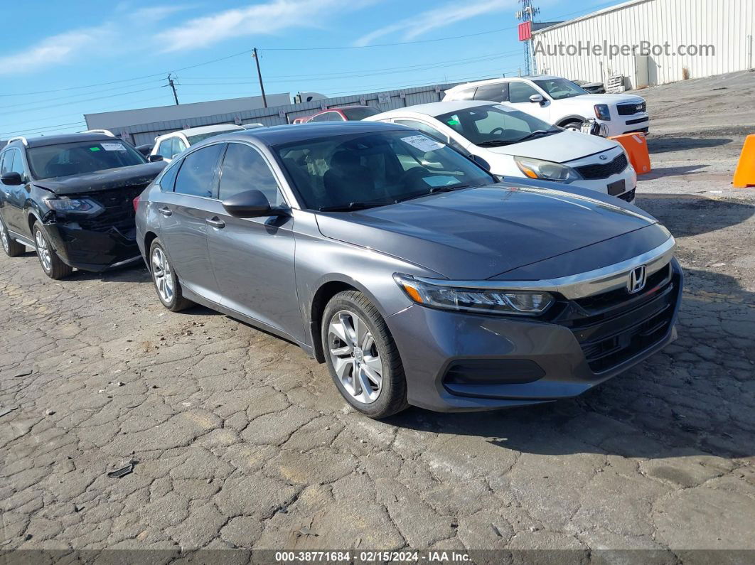 2020 Honda Accord Lx Gray vin: 1HGCV1F16LA108563