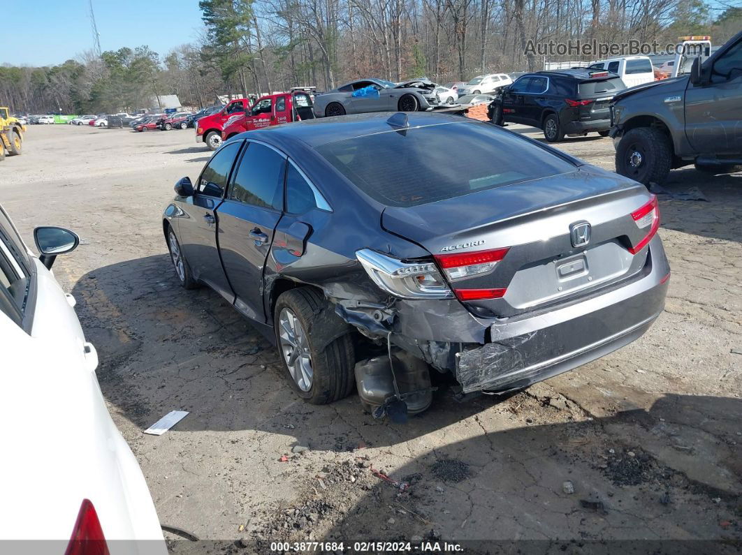 2020 Honda Accord Lx Gray vin: 1HGCV1F16LA108563