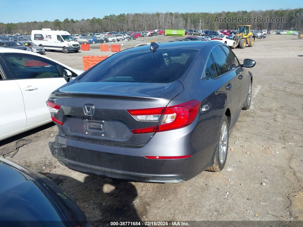 2020 Honda Accord Lx Gray vin: 1HGCV1F16LA108563