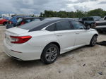 2020 Honda Accord Lx White vin: 1HGCV1F16LA130675