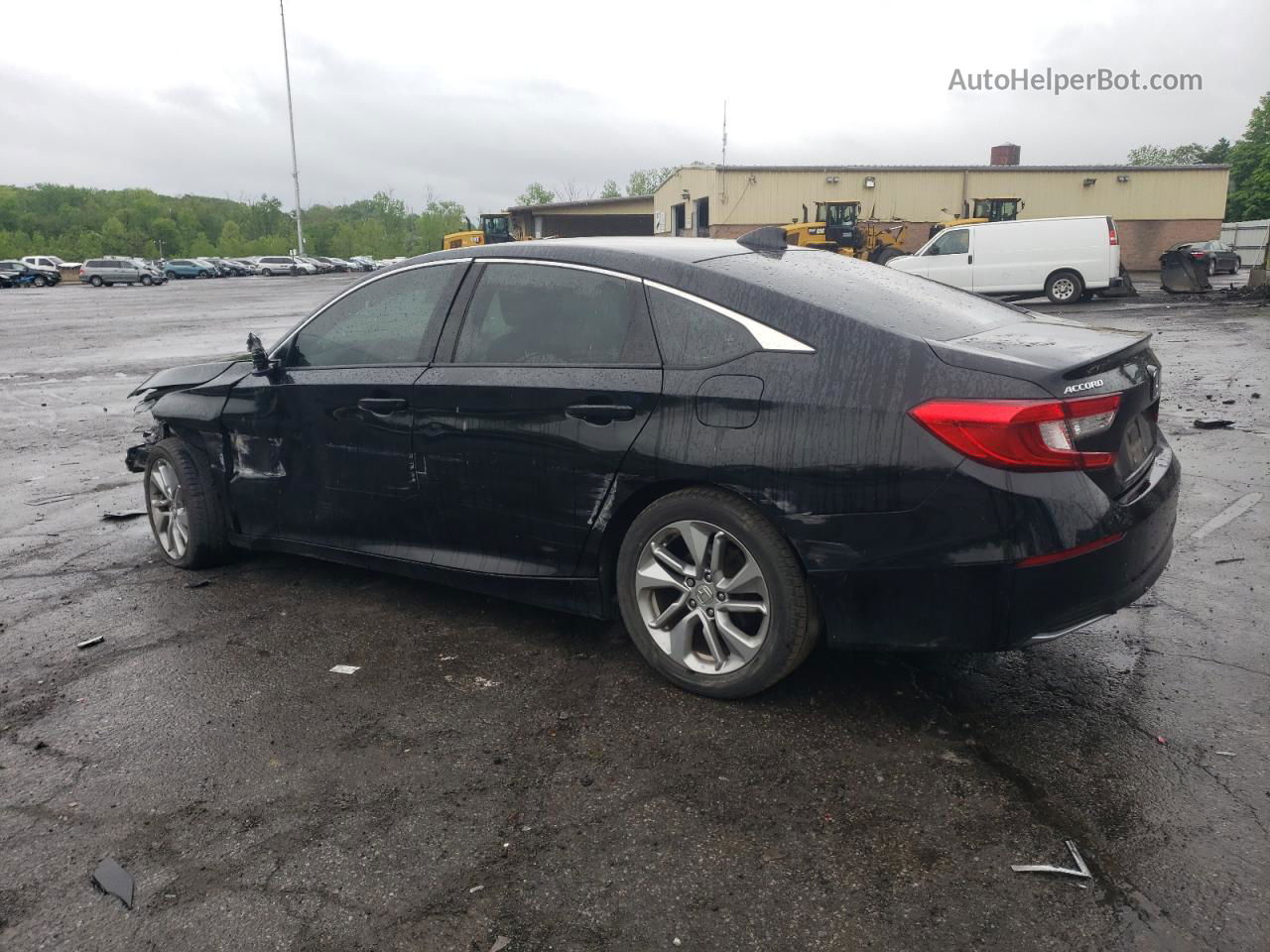 2018 Honda Accord Lx Black vin: 1HGCV1F17JA009134