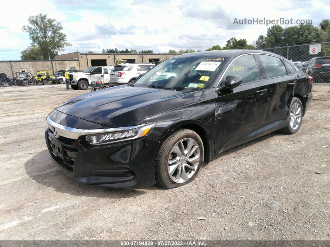 2018 Honda Accord Sedan Lx 1.5t Black vin: 1HGCV1F17JA009523