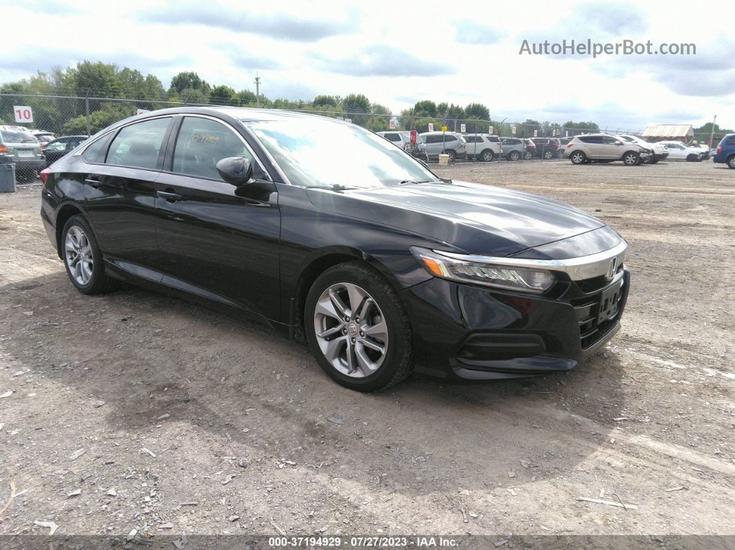 2018 Honda Accord Sedan Lx 1.5t Black vin: 1HGCV1F17JA009523