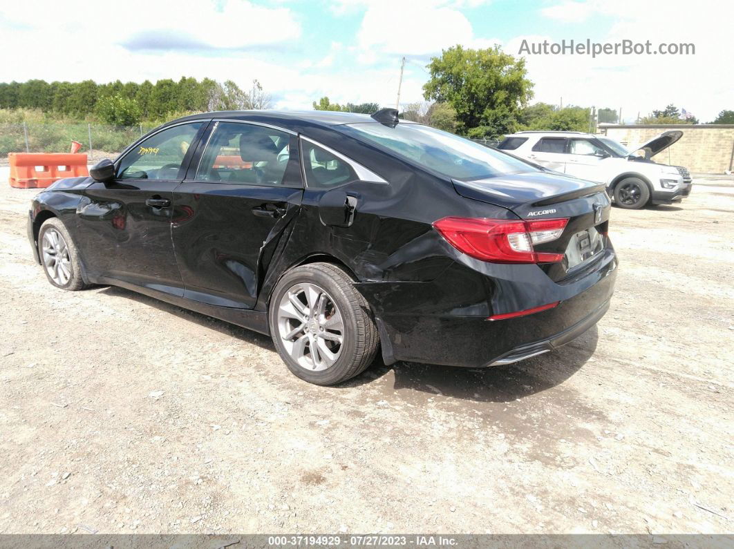 2018 Honda Accord Sedan Lx 1.5t Black vin: 1HGCV1F17JA009523