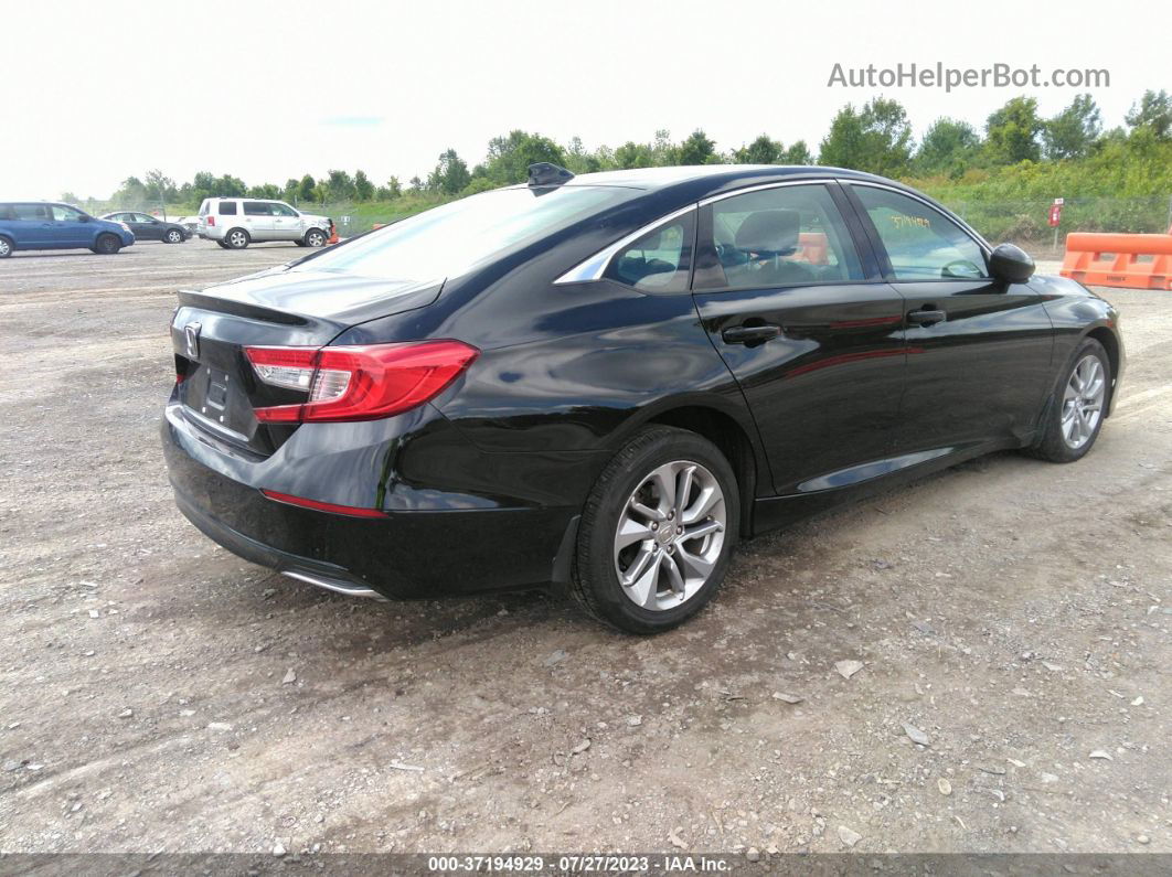 2018 Honda Accord Sedan Lx 1.5t Black vin: 1HGCV1F17JA009523