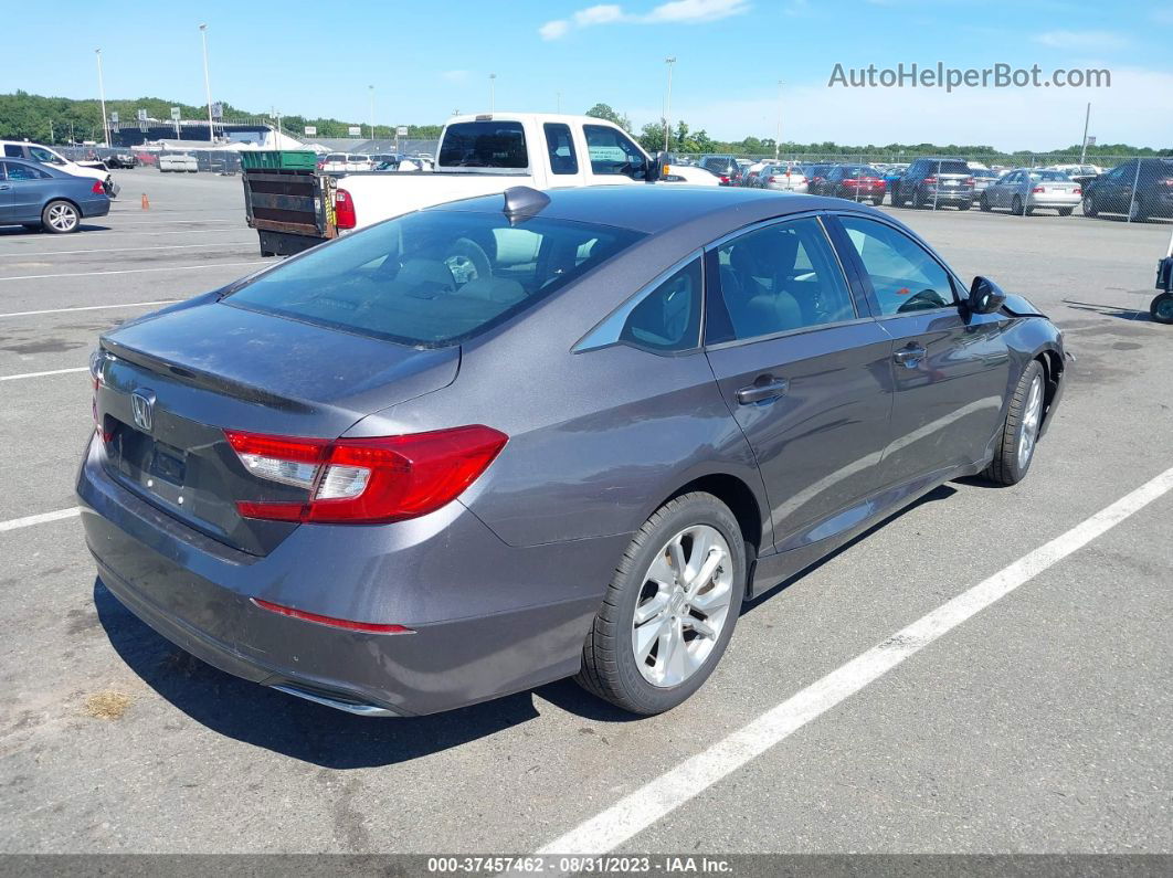 2018 Honda Accord Sedan Lx 1.5t Gray vin: 1HGCV1F17JA082505