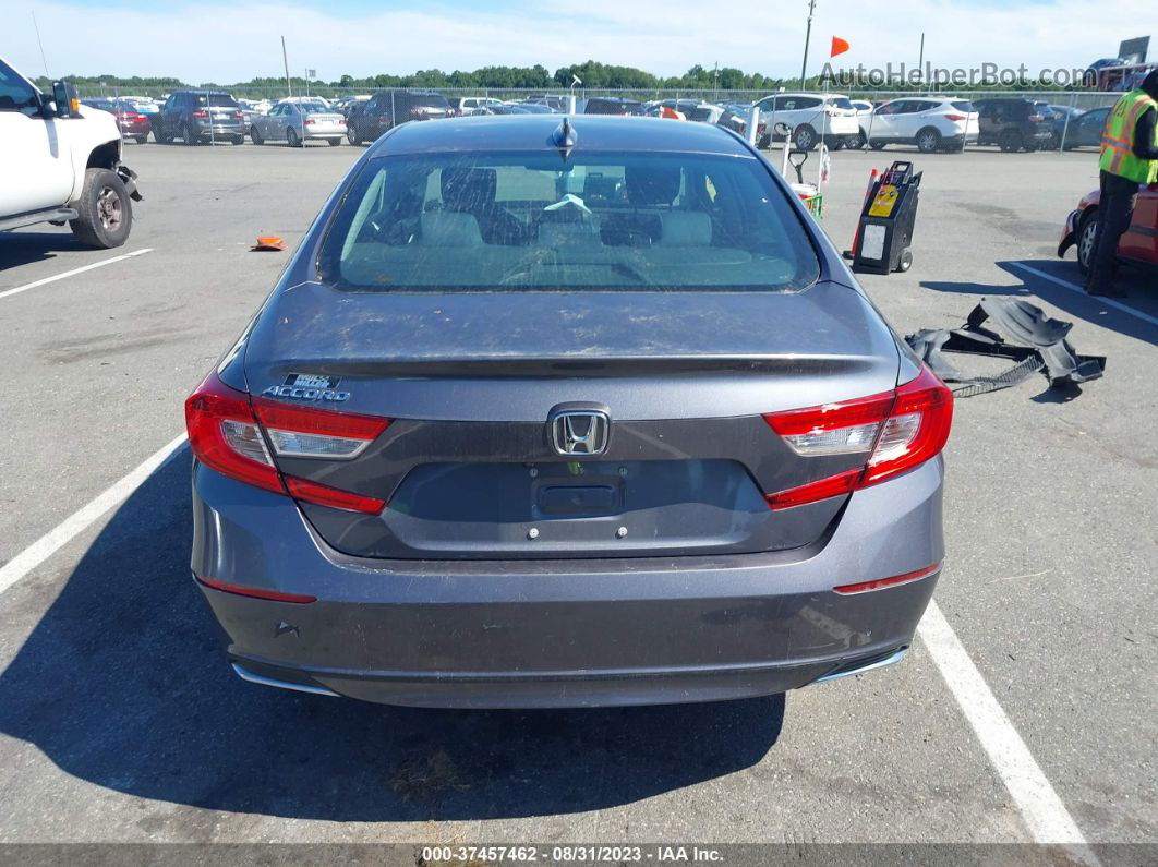 2018 Honda Accord Sedan Lx 1.5t Gray vin: 1HGCV1F17JA082505